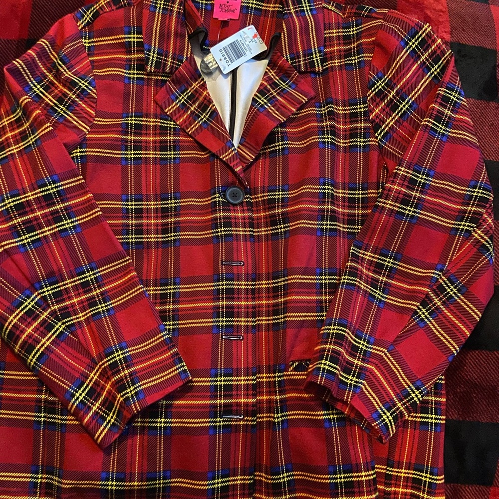 Plaid blazer